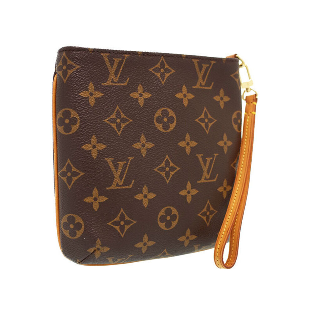 Louis Vuitton Shoulder Partition Bag Monogram Leather Brown
